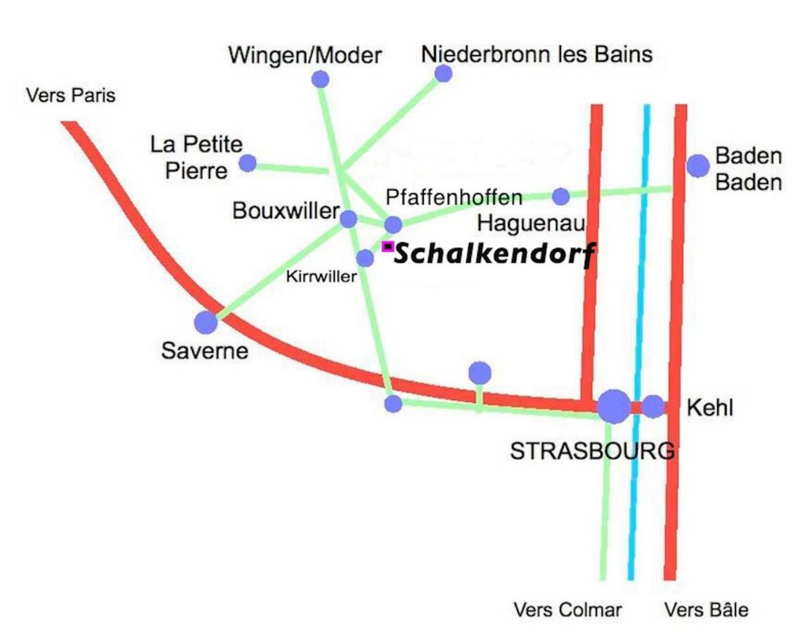Le gîte des écureuils Schalkendorf Esterno foto